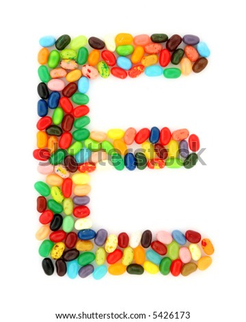 Jellybean E Stock Photo 5426173 : Shutterstock