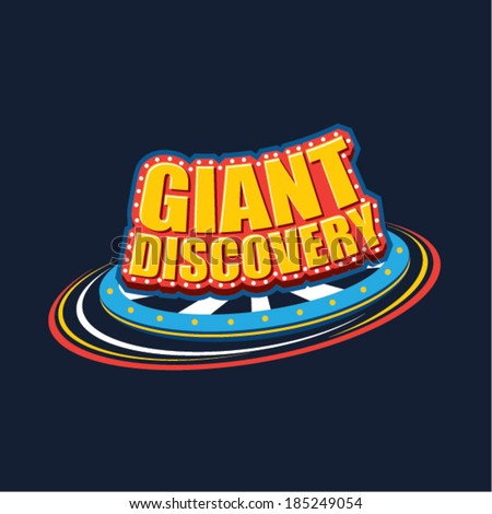 Giant discovery graphic icon