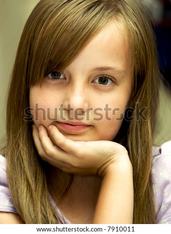 Pretty Little Girl Stock Photo 7910011 : Shutterstock