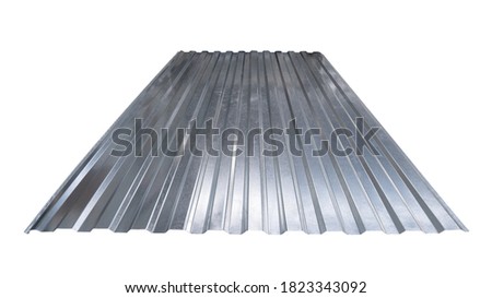 Similar – Image, Stock Photo Corrugated roof panels