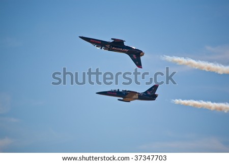 SACRAMENTO, CA - September 13: L-39 Patriots Jet Team performs at ...