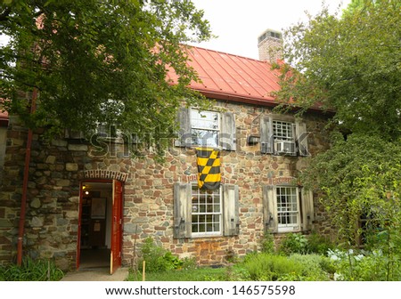 BROOKLYN, NY - JULY 13: The Old Stone House in Brooklyn on July 13, 2013.On August 27, 1776, the house was an important location in the Battle of Brooklyn during the American Revolutionary War