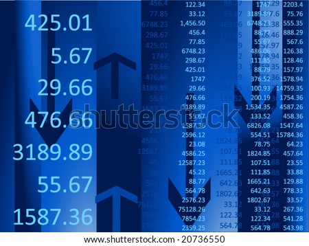 market background with up and down arrows
