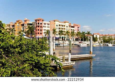 Yacht Harbor in Naples ,Florida