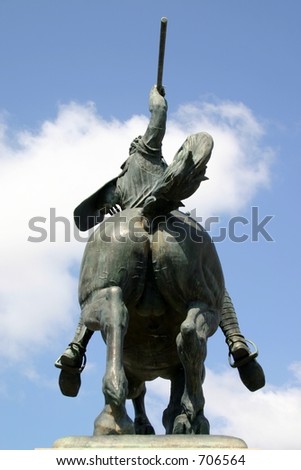Horse Statue Back