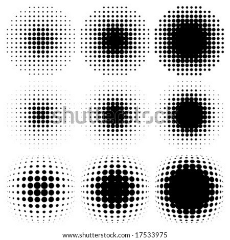 Spotted Halftone Vector - 17533975 : Shutterstock