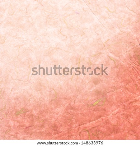 Handmade pink rice paper texture