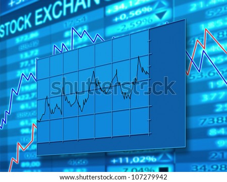 stock exchange chart