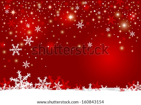 Christmas background design of snowflake