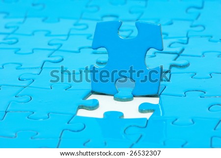 blue puzzle