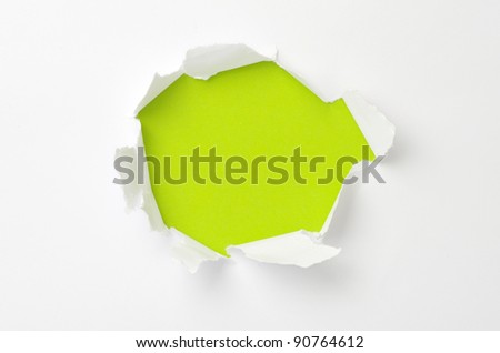 torn paper with space for your message