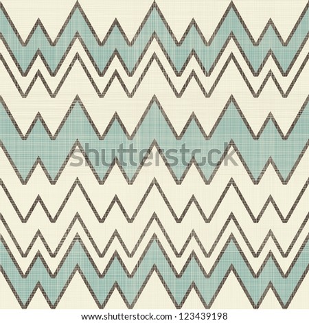 retro seamless zigzag pattern with fabric texture on
