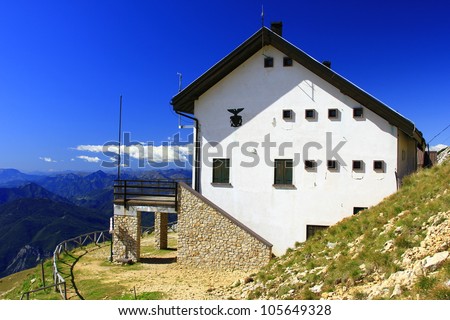 Similar – Foto Bild Schutzhütte Hütte Ausblick