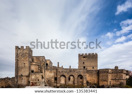 An ancient castle in the city of Grottaglie, in the south of italy