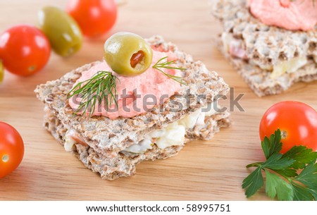 Small sandwich for party