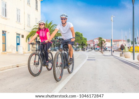 Similar – Image, Stock Photo Rental bikes during the winter break