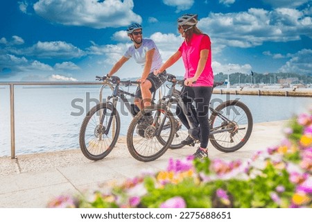 Similar – Image, Stock Photo Rental bikes during the winter break