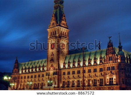 Hamburg City. Town Hall.