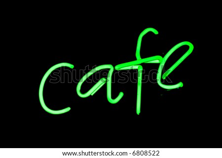 A Neon Coffee Sign