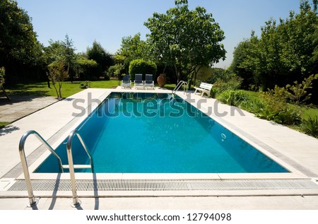Private pool of a country house