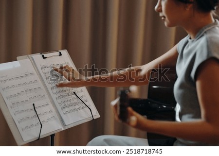 Similar – Image, Stock Photo guitar Guitar