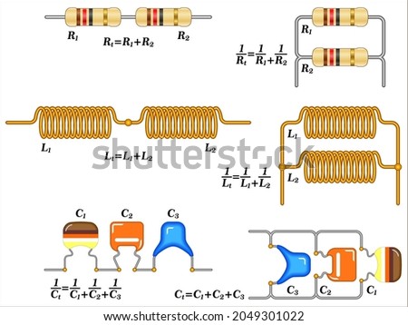 Resistors, Inductors And Capacitors In Series And Parallel