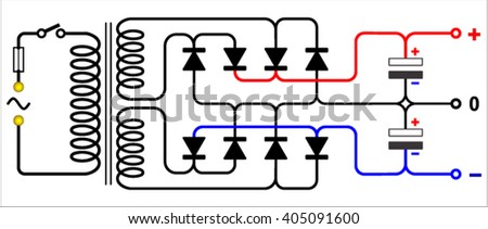 Dual DC Power Supply Circuit Diagram