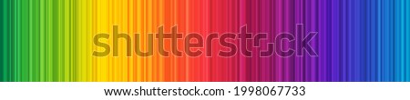 Rainbow colorful gradient vertical stripes. Many random transparent overlapped lines on gradient background. Vector illustration