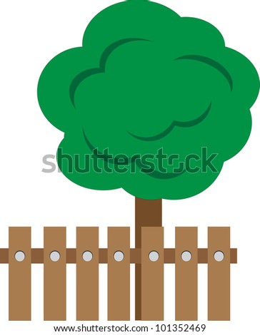 Tree, fence, nature