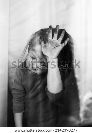 Similar – Image, Stock Photo behind blue eyes Child