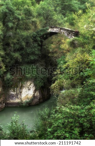 Deer Jump bridge. A Myth of one of the oldest structure in Macedonia.