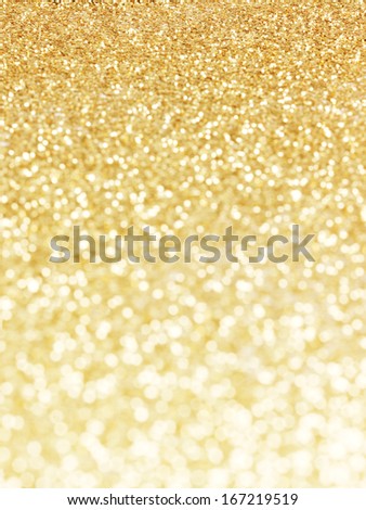 golden background of defocused abstract lights. golden bokeh lights.