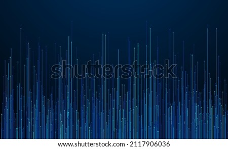 Geometric pattern with connected lines and dots. Vector illustration on background.