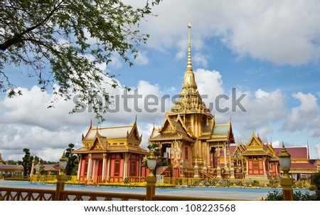 architecture Thai beautiful work , great and exquisite