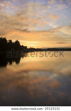 British Columbia Sunset on the West Coast
