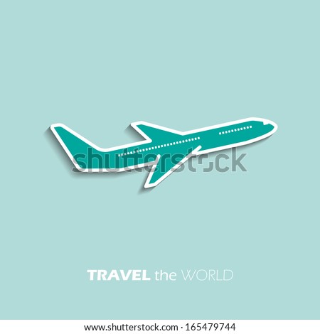 Travel the World Plane icon