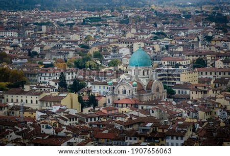 Similar – Foto Bild Panoramablick auf das Stadtbild von Florenz