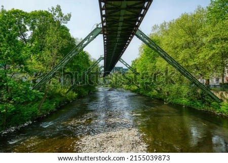 Similar – Image, Stock Photo over the Wupper City trip