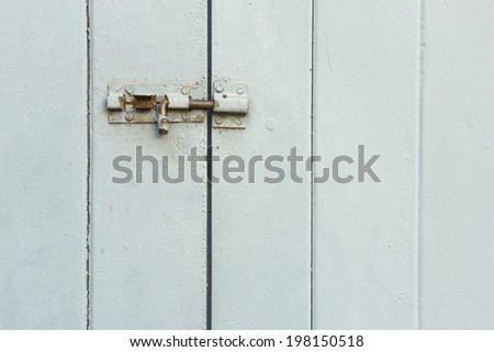 Wooden window with lock  texture background