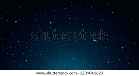 Vector illustration of star dark cosmos background.
