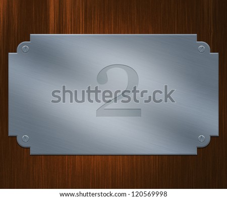 Second Place Silver Plate Background