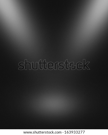 Dark Gray Empty Spotlight Interior Background