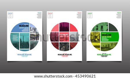 Poster , Flyer Template, Circle Abstract Background