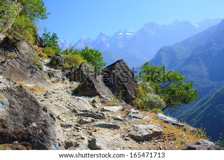 Tiger Leaping Gorge. Tibet. China.
