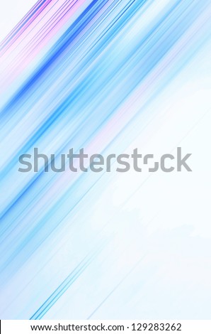 Blue and white background. Blurred motion