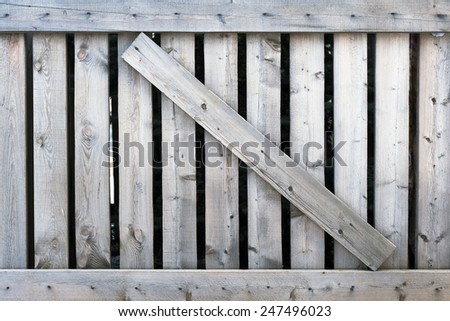 Texture of old wood fence