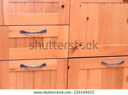 Stylish wooden cabinet