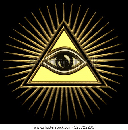 All Seeing Eye Of God - Gold - Pyramid, Horus, Freemasons / Eye Of ...