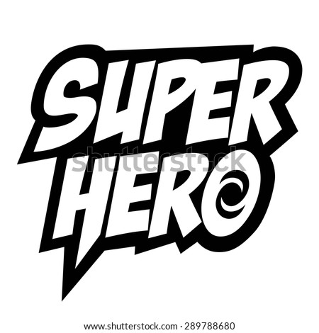 Superhero, comics, hero, speech bubble