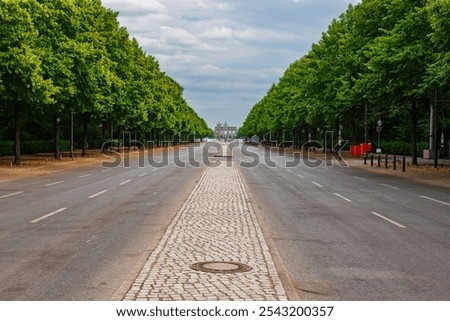 Similar – Image, Stock Photo Straße des 17. Juni to the west